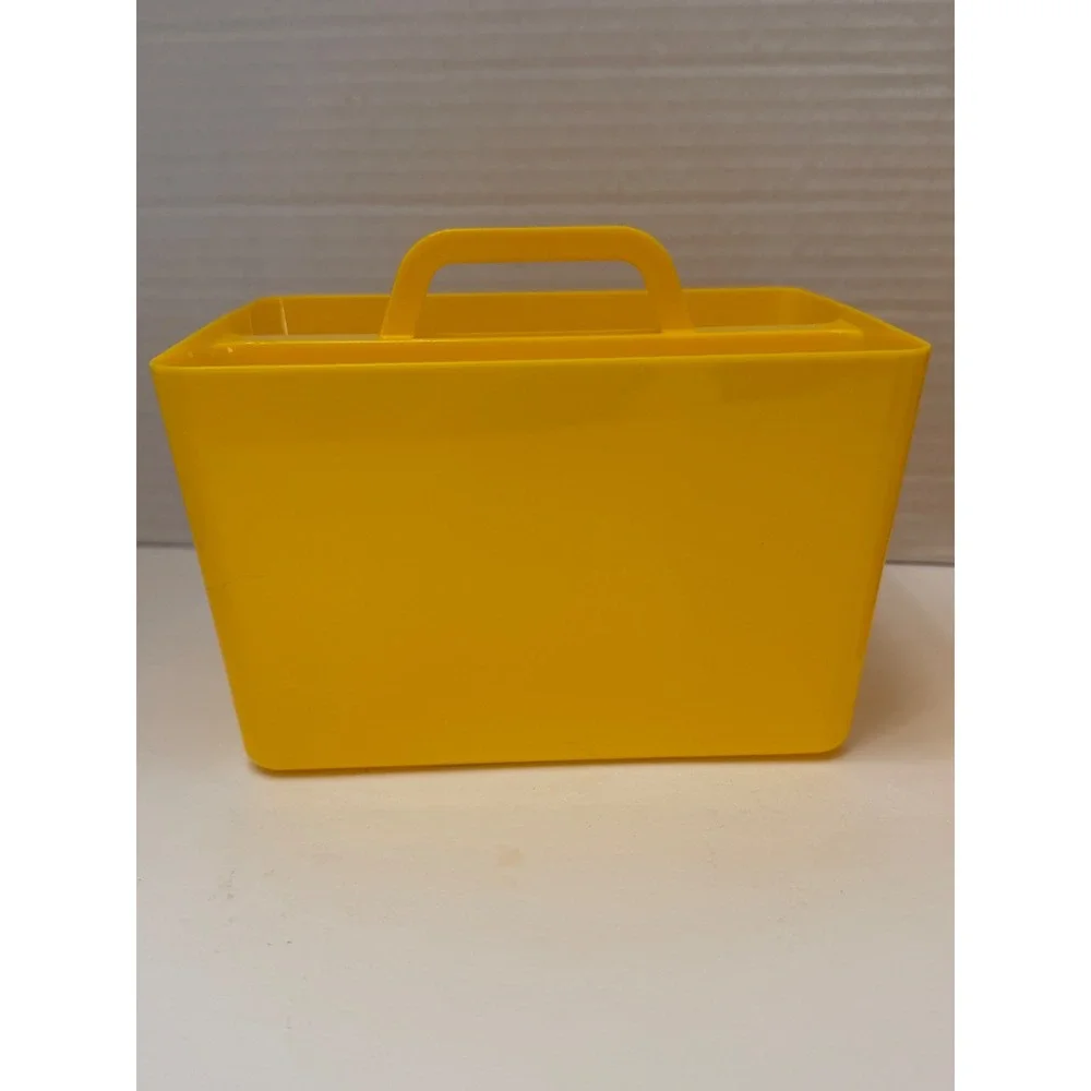 Crayola Art Storage Caddy and 2-Pack Tumbler Set Yellow Rainbow Lot Set